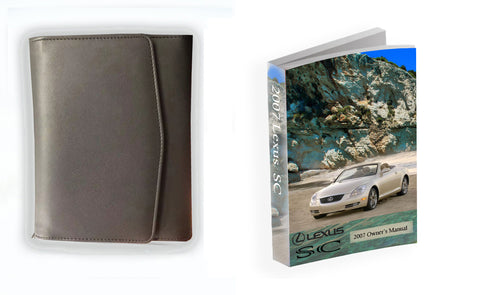 2007 Lexus SC Owner Manual Car Glovebox Book