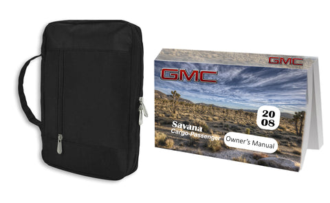 2008 GMC Savana Cargo-Passenger Owner Manual Car Glovebox Book