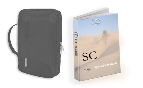 2009 Lexus SC Owner Manual Car Glovebox Book