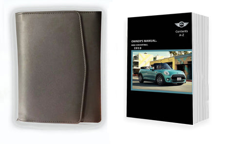 2010 MINI Convertible Owner Manual Car Glovebox Book