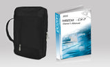 2010 Mazda CX-7 Owner Manual Car Glovebox Book - product image of an owner manual book and protective black document pouch