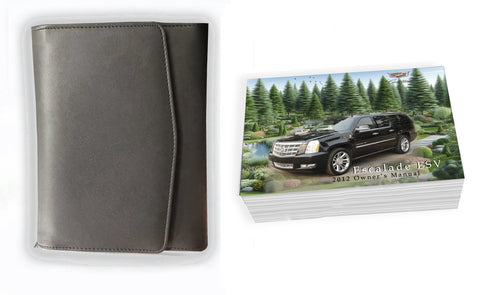 2012 Cadillac Escalade ESV Owner Manual Car Glovebox Book