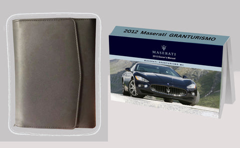2012 Maserati GranTurismo Owner Manual Car Glovebox Book