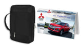 2012 Mitsubishi Outlander Sport Owner Manual Car Glovebox Book - product image of an owner manual book and protective black document pouch