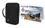 2012 Mitsubishi L200 Owner Manual Car Glovebox Book - product image of an owner manual book and protective black document pouch