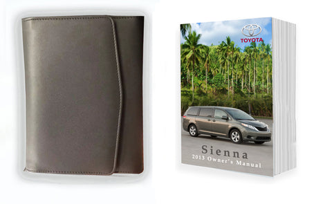 2013 Toyota Sienna Owner Manual Car Glovebox Book