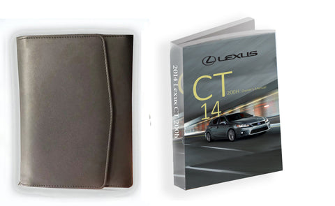 2014 Lexus CT200H Owner Manual Car Glovebox Book
