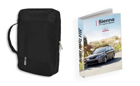 2014 Toyota Sienna Owner Manual Car Glovebox Book