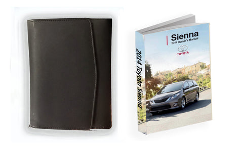2014 Toyota Sienna Owner Manual Car Glovebox Book