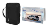 2014 Volvo V40 Cross Country Owner Manual Car Glovebox Book - product image of an owner manual book and protective black document pouch