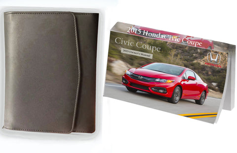 2015 Honda Civic Coupe Owner Manual Car Glovebox Book