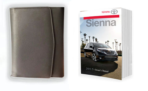 2015 Toyota Sienna Owner Manual Car Glovebox Book