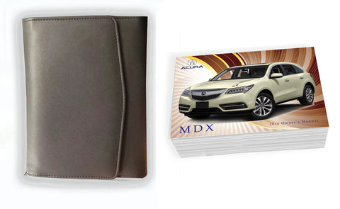 2016 Acura MDX Owner Manual Car Glovebox Book