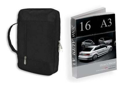2016 Audi A3 Sedan Owner Manual Car Glovebox Book