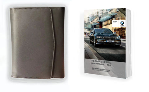 2016 BMW 7 Series, Owner Manual Car Glovebox Book