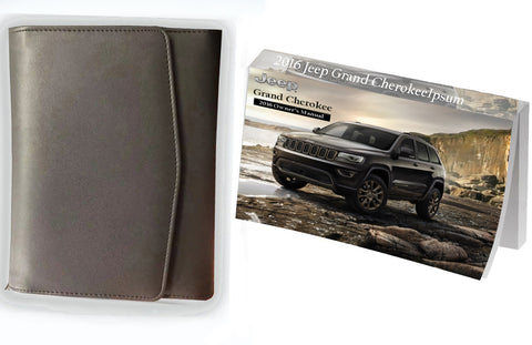 2016 Jeep Grand Cherokee Owner Manual Car Glovebox Book