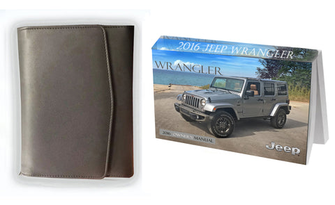 2016 Jeep Wrangler Owner Manual Car Glovebox Book