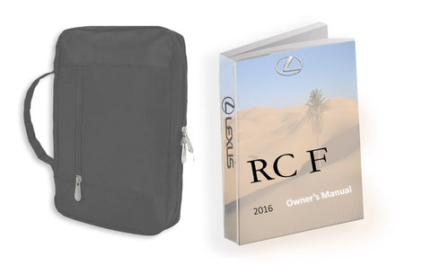 2016 Lexus RCF Owner Manual Car Glovebox Book