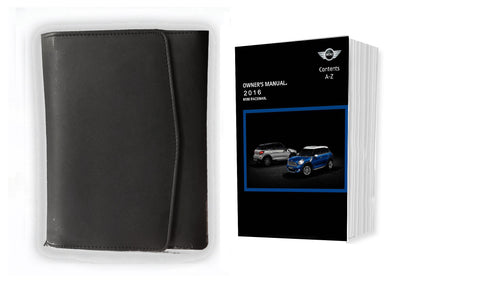 2016 MINI Paceman Owner Manual Car Glovebox Book