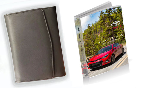 2016 Toyota Corolla Owner Manual Car Glovebox Book