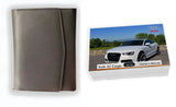 2016 Audi  A5 Coupe Owner Manual Car Glovebox Book - product image of an owner manual book and protective black document pouch