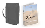 2017 Lexus GS Hybrid Owner Manual Car Glovebox Book - product image of an owner manual book and protective black document pouch