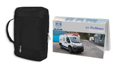 2017 RAM Pro Master Owner Manual Car Glovebox Book - product image of an owner manual book and protective black document pouch