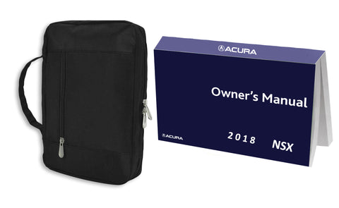 2018 Acura NSX Owner Manual Car Glovebox Book
