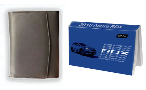 2018 Acura RDX Owner Manual Car Glovebox Book
