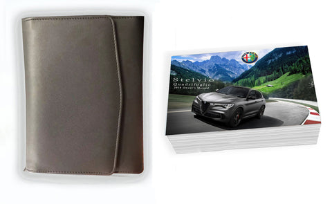 2018 Alfa Romeo Stelvio Quadrifoglio Owner Manual Car Glovebox Book