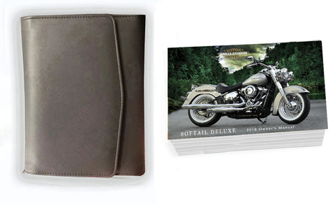 Owner's Manual for 2018 Harley Davidson SOFTAIL DELUXE ; Operator's Book & Case