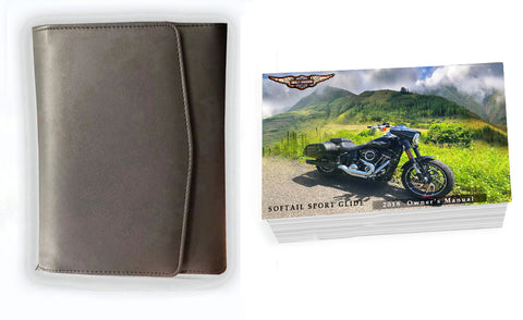 Owner's Manual for 2018 Harley Davidson SOFTAIL SPORT GLIDE; Operator's Book & Case