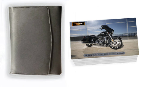 Owner's Manual for 2018 Harley Davidson STREET GLIDE; Operator's Book & Case