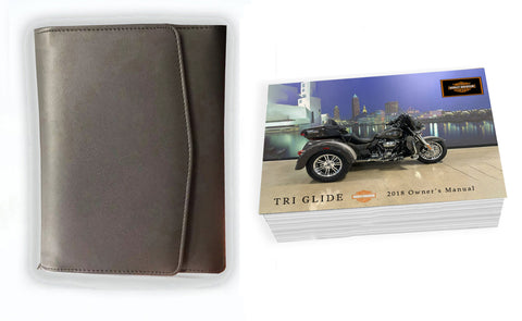 Owner's Manual for 2018 Harley Davidson TRI GLIDE; Operator's Book & Case