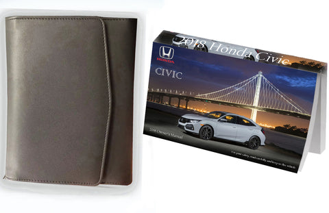 2018 Honda Civic Owner Manual Car Glovebox Book