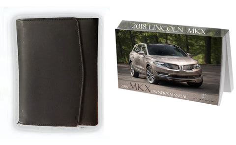2018 Lincoln MKX Owner Manual Car Glovebox Book