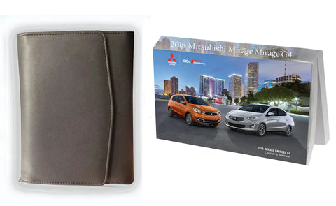 2018 Mitsubishi Mirage Owner Manual Car Glovebox Book