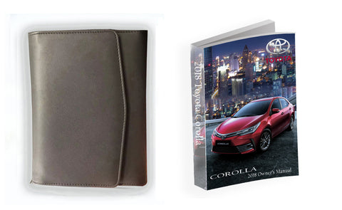 2018 Toyota Corolla Owner Manual Car Glovebox Book