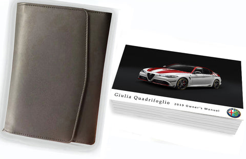 2019 Alfa Romeo Giulia Quadrifoglio Owner Manual Car Glovebox Book