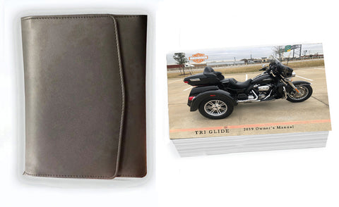 Owner's Manual for 2019 Harley Davidson TRI GLIDE; Operator's Book & Case