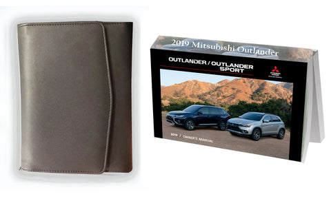 2019 Mitsubishi Outlander Owner Manual Car Glovebox Book