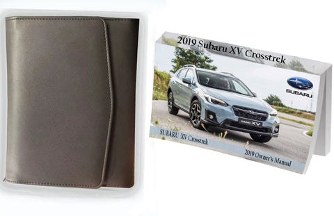 2019 Subaru XV Crosstrek Owner Manual Car Glovebox Book