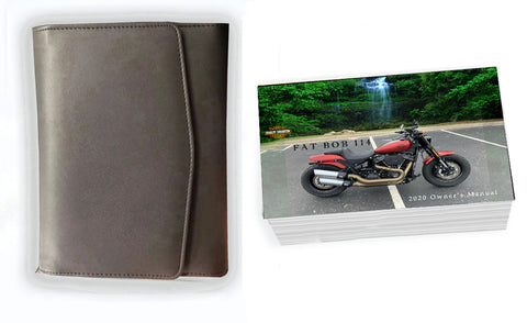 Owner's Manual for 2020 Harley Davidson FAT BOB 114; Operator's Book & Case