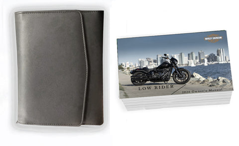 Owner's Manual for 2020 Harley Davidson LOW RIDER; Operator's Book & Case