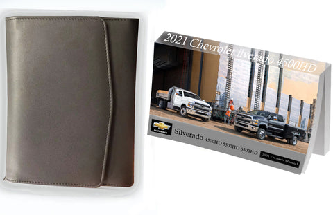 2021 Chevrolet Silverado 4500HD-5500HD-6500HD Owner Manual Car Glovebox Book