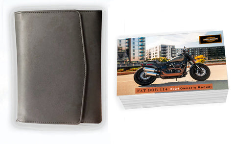 Owner's Manual for 2021 Harley Davidson FAT BOB 114; Operator's Book & Case