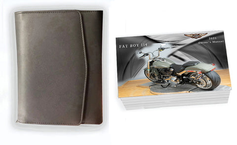 Owner's Manual for 2021 Harley Davidson FAT BOY 114; Operator's Book & Case