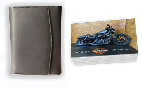 Owner's Manual for 2021 Harley Davidson IRON 883; Operator's Book & Case
