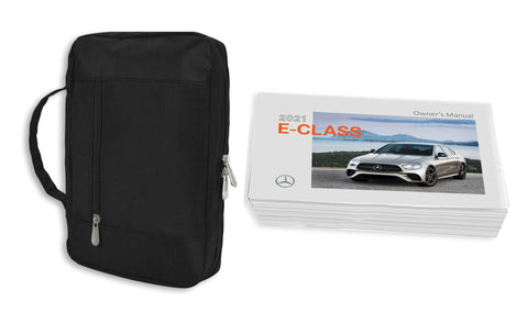 2021 Mercedes-Benz E-Class, Owner Manual Car Glovebox Book
