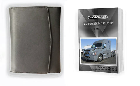 Owner's and Maintenance Manual for 2022 Freightliner Cascadia CA113SLP Operator's Book & Case